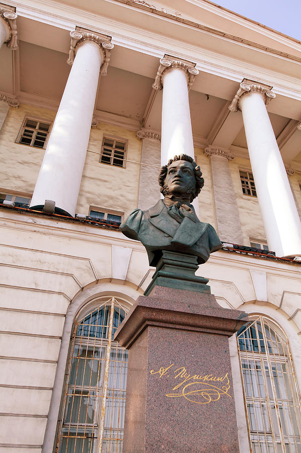 Alexander Pushkin Statue Saint Petersburg Photograph by Rostislav Ageev ...