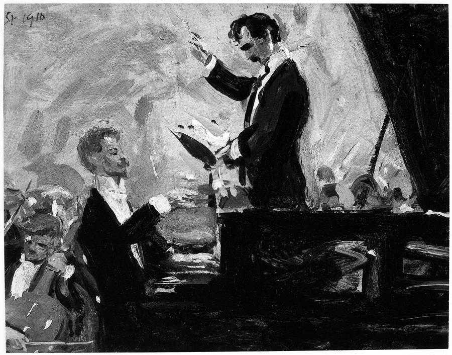 Alexander Scriabin (1872-1915) Painting by Granger