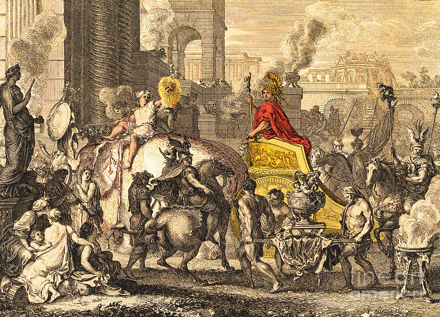 Alexander The Great Photograph - Alexander the Great entering Babylon by Getty Research Institute