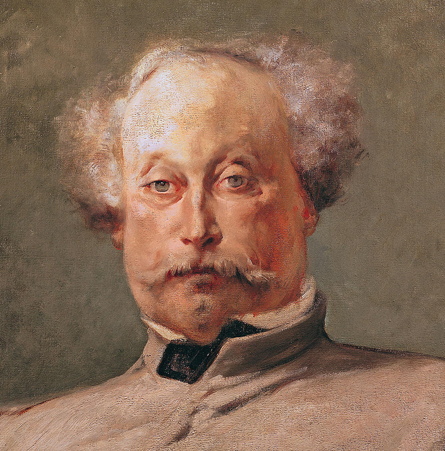 Alexandre Dumas Painting by Georges Clairin