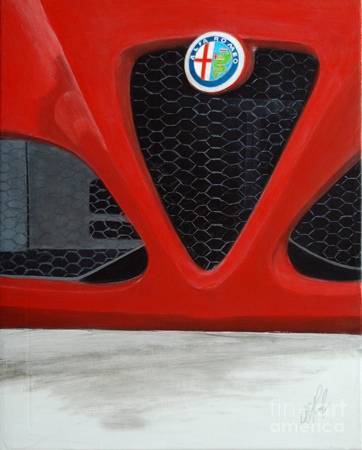 Alfa Romeo 4c Painting by William Homeier - Fine Art America