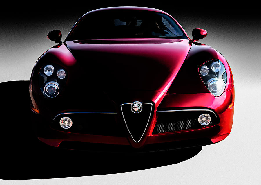 Alfa Romeo 8C Digital Art by Douglas Pittman
