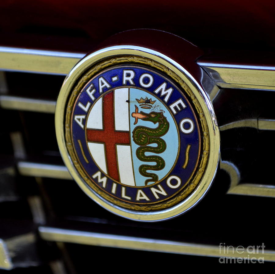 Alfa Romeo Badge Photograph by Dean Ferreira