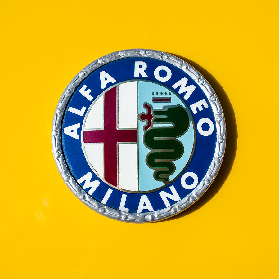 Alfa Romeo Emblem Photograph by Jill Reger