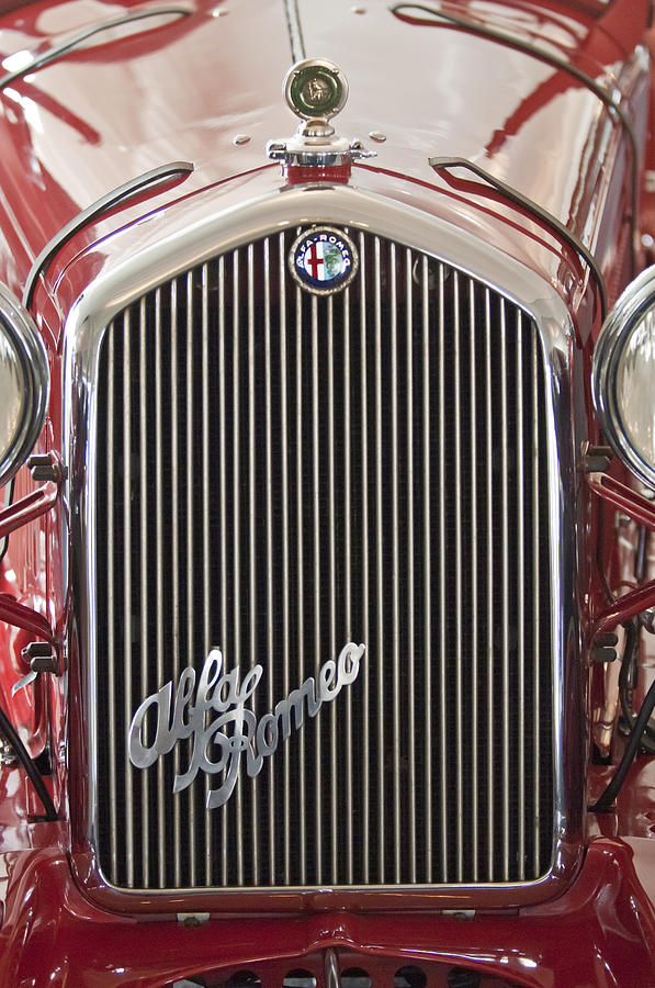 Alfa Romeo Grille Emblem 2 Photograph by Jill Reger