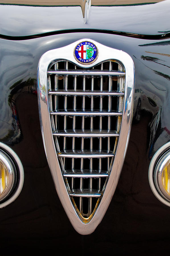 Alfa Romeo Milano Grille Photograph by Jill Reger