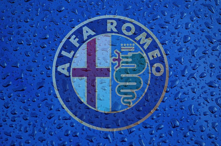 Alfa Romeo Rainy Window Visual Art Photograph by Movie Poster Prints