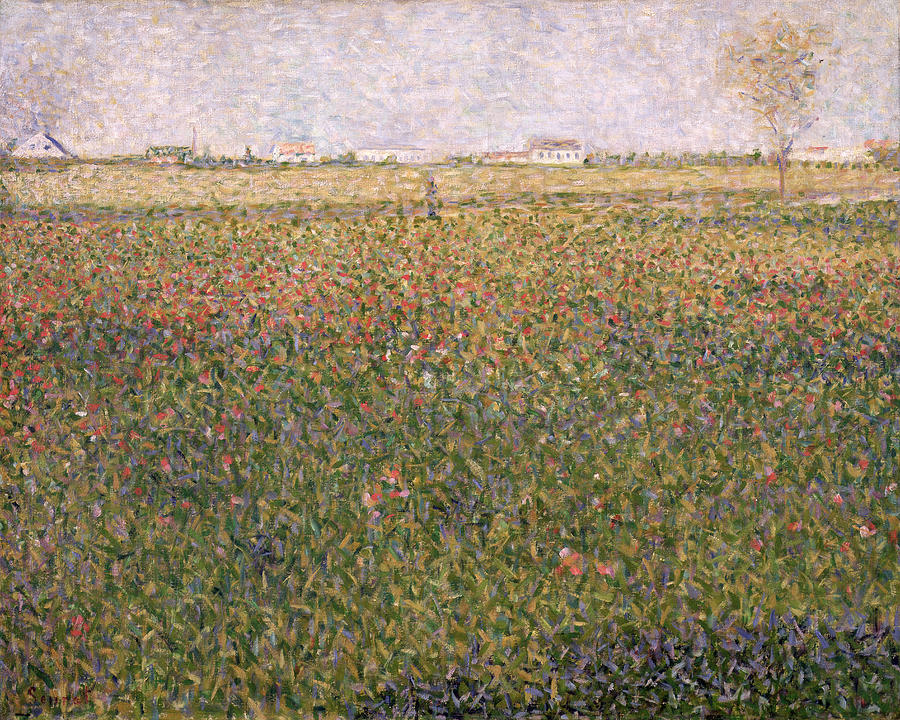 Alfalfa, St Denis Painting by Georges Pierre Seurat