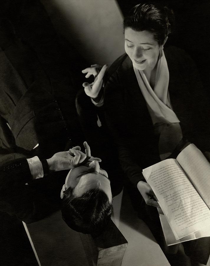 Alfred Lunt And Lynn Fontanne Photograph by Edward Steichen