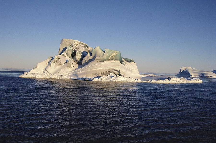 Algae-colored Iceberg Photograph by A.b. Joyce