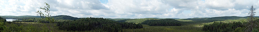 Algonquin Park panorama view Photograph by Marek Poplawski