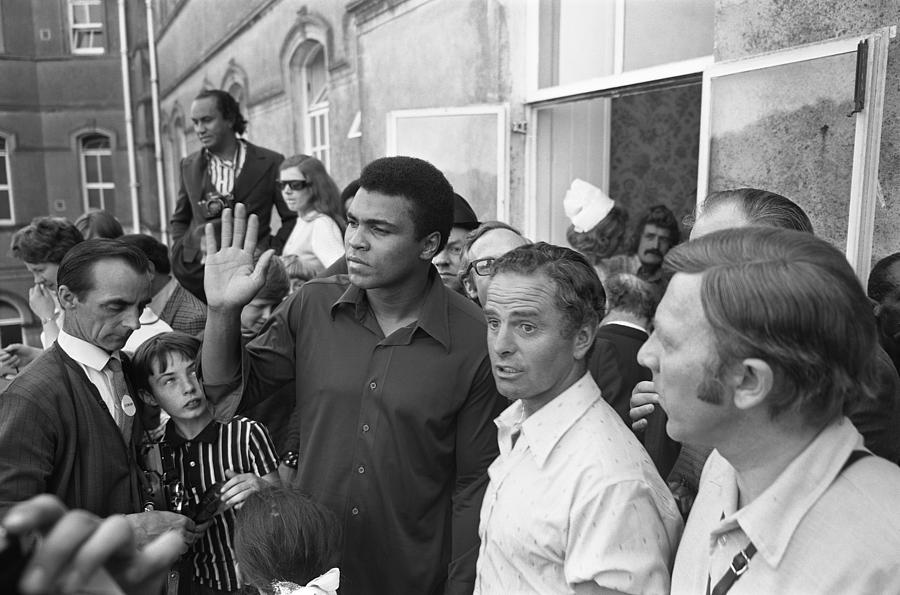 Black And White Photograph - Ali in Ireland 1972 by Irish Photo Archive
