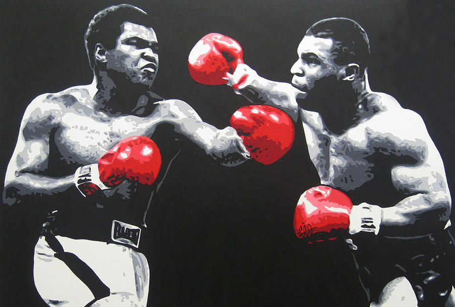Muhammad Ali Painting - Ali V Tyson by Geo Thomson