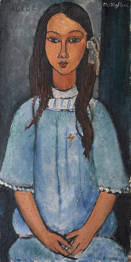 Alice #6 Painting by Amedeo Modigliani