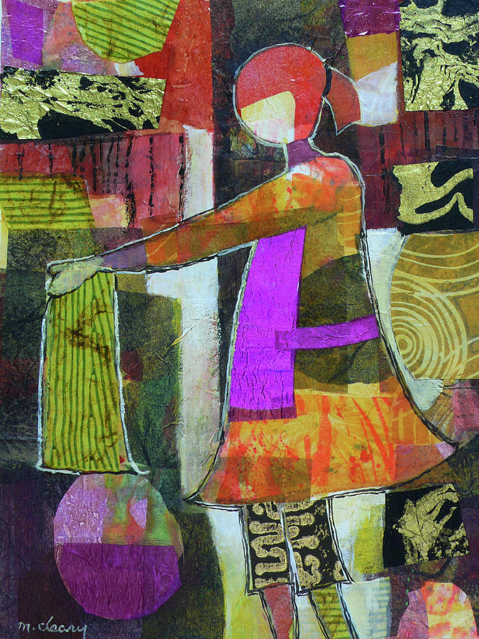 Abstract Painting - Alice in Laundryland by Melody Cleary