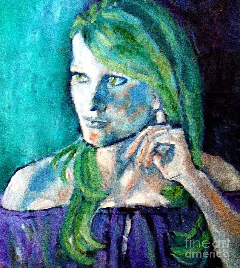 Alicia at 18 Painting by Helena Wierzbicki