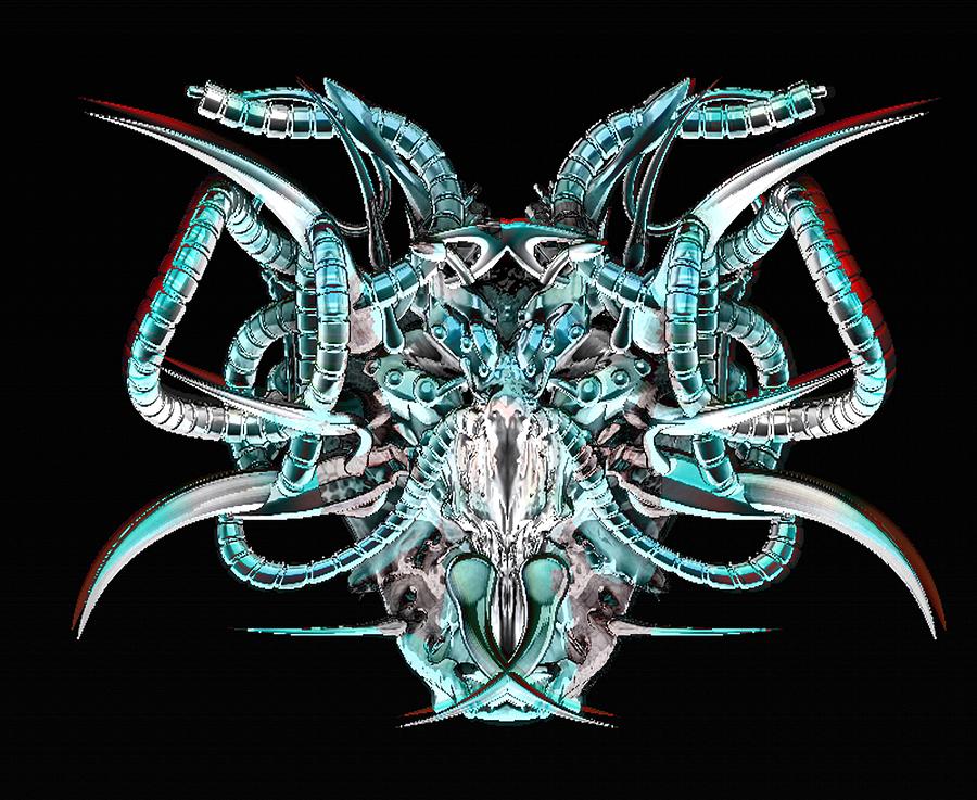 Alien Digital Art by Bogdan Floridana Oana