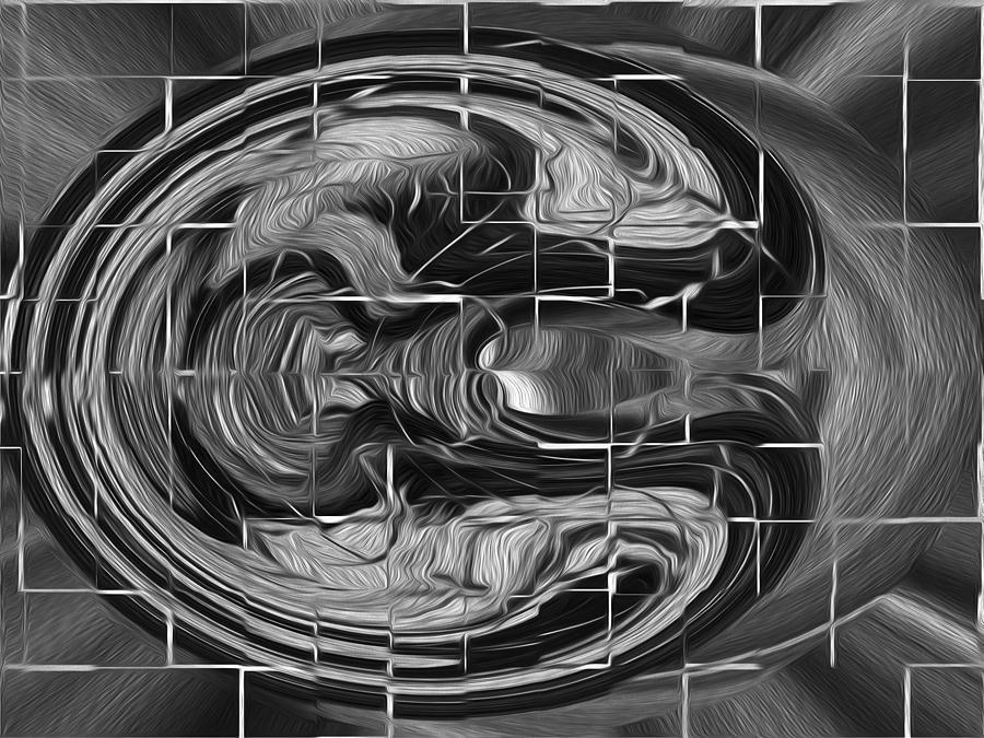 Alien Brain Painting by Georgeta Blanaru