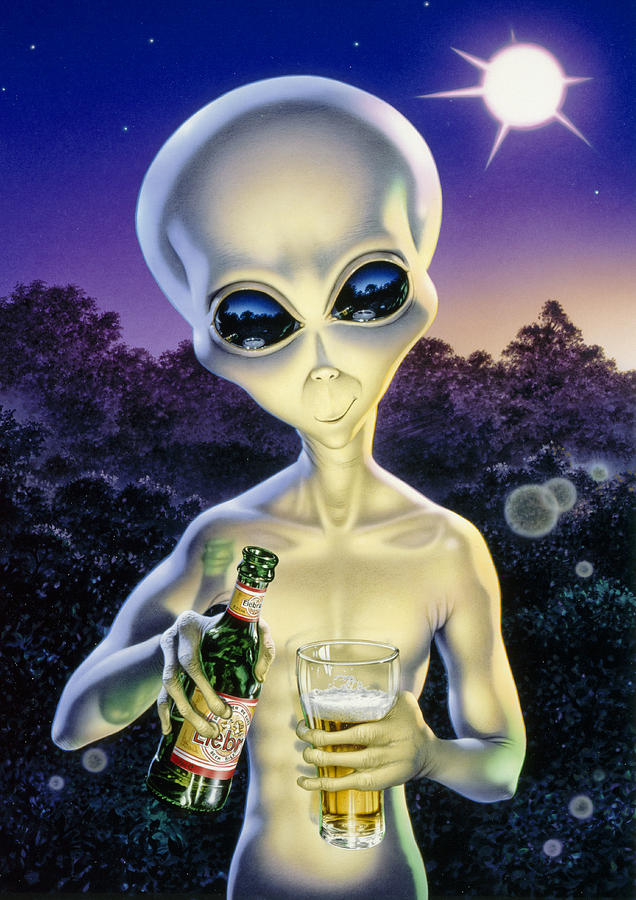 Fantasy Photograph - Alien Brew by MGL Meiklejohn Graphics Licensing