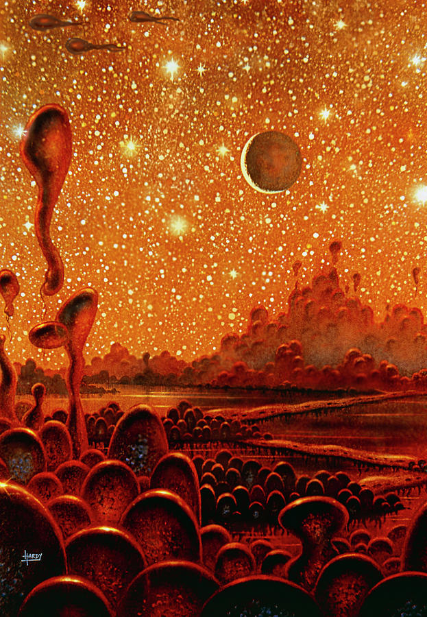 Alien Civilisation Photograph by David A. Hardy/science Photo Library