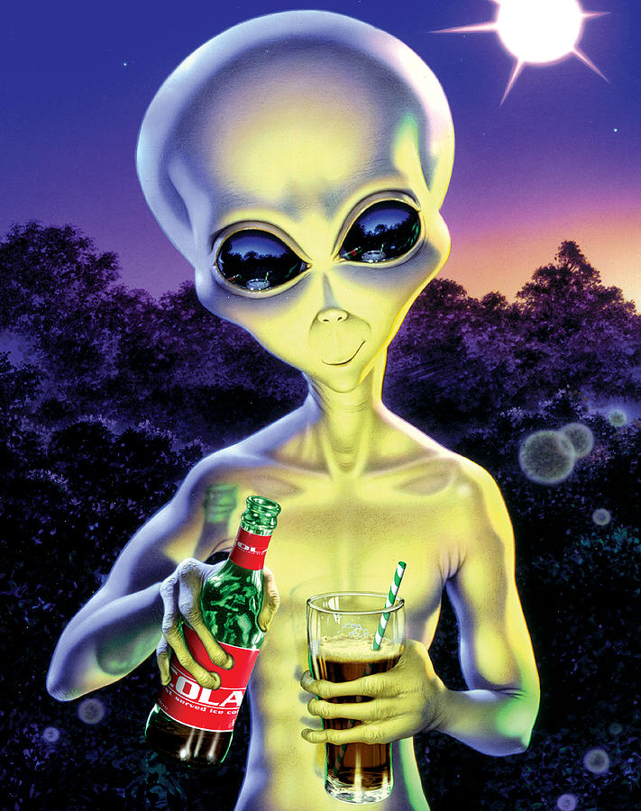 Alien Cola Photograph by MGL Meiklejohn Graphics Licensing