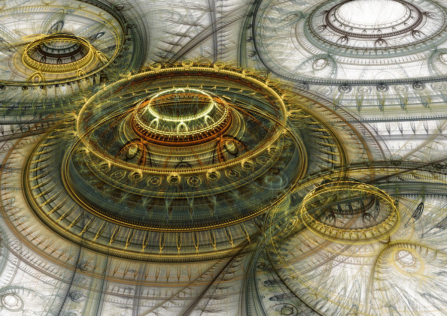 Alien dome Digital Art by Martin Capek