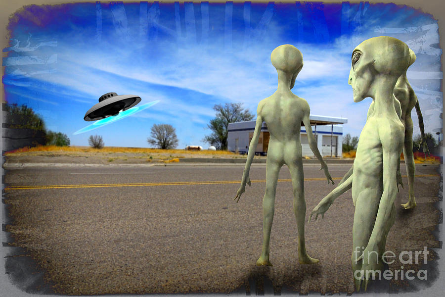 Alien Landing Ver - 3 Photograph by Larry Mulvehill