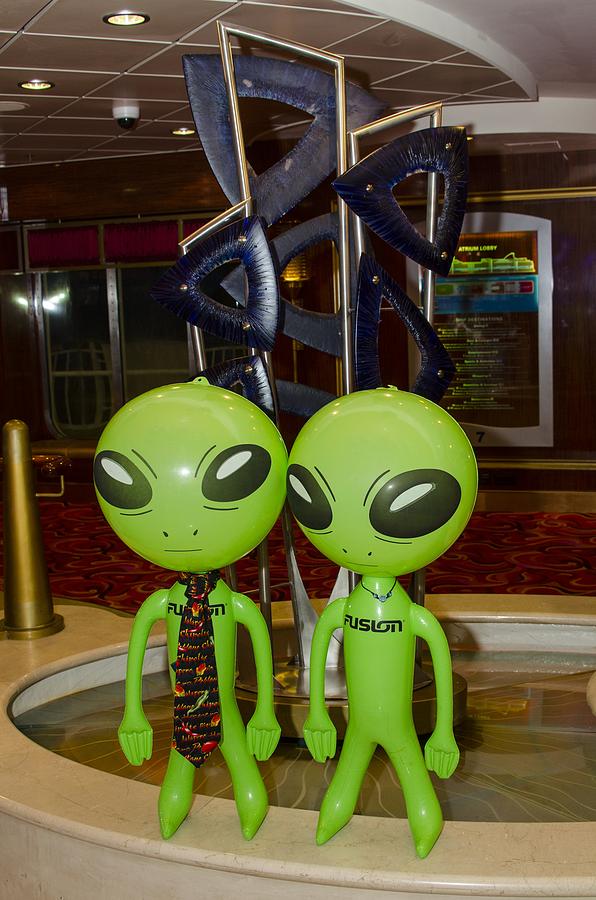 Aliens and Whatamacallit Photograph by Richard Henne