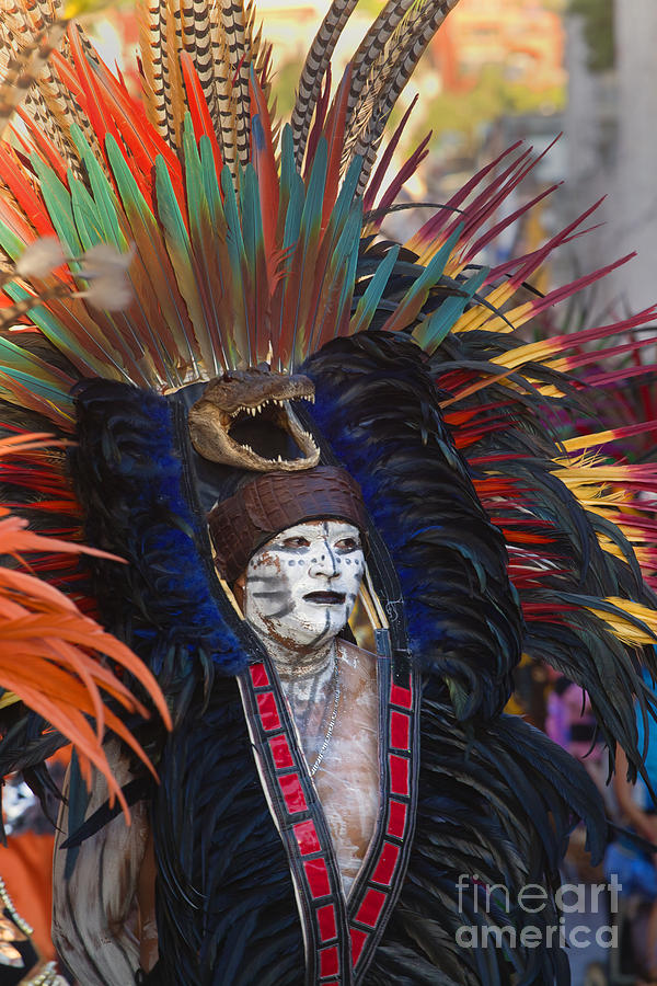 Aligator Dancer - San Miguel De Allende Mexico Photograph by Craig Lovell