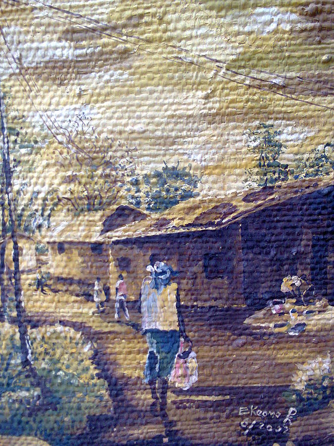 16x20 Painting - Alimini site by Peterkings Ekeoma