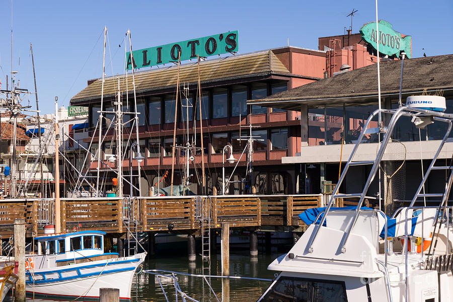Aliotos Restaurant Restaurant Fishermans Wharf San Francisco California DSC2038 Photograph by Wingsdomain Art and Photography
