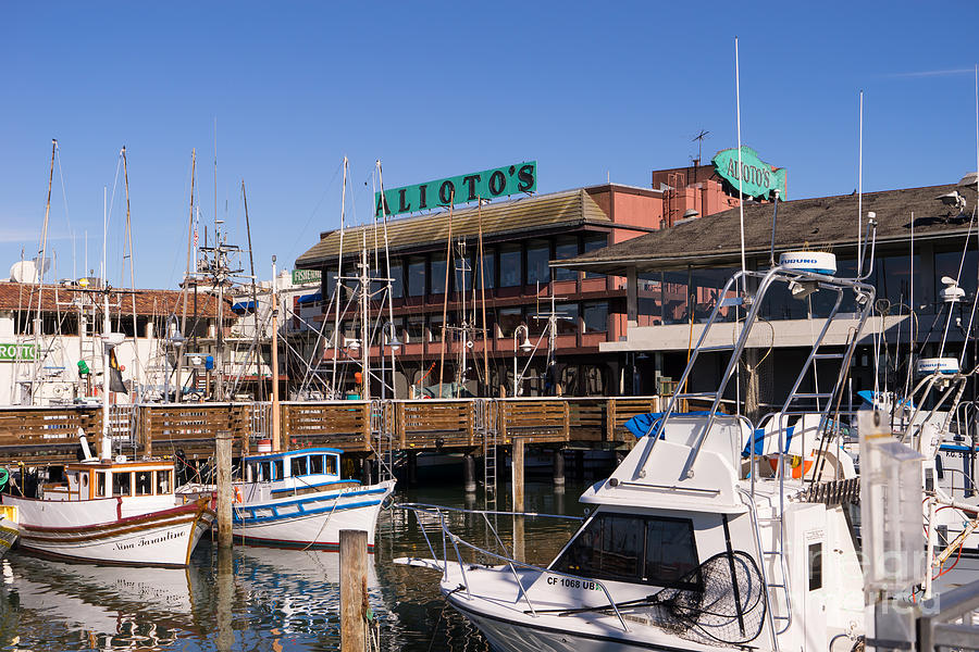 Aliotos Restaurant Restaurant Fishermans Wharf San Francisco California DSC2039 Photograph by Wingsdomain Art and Photography