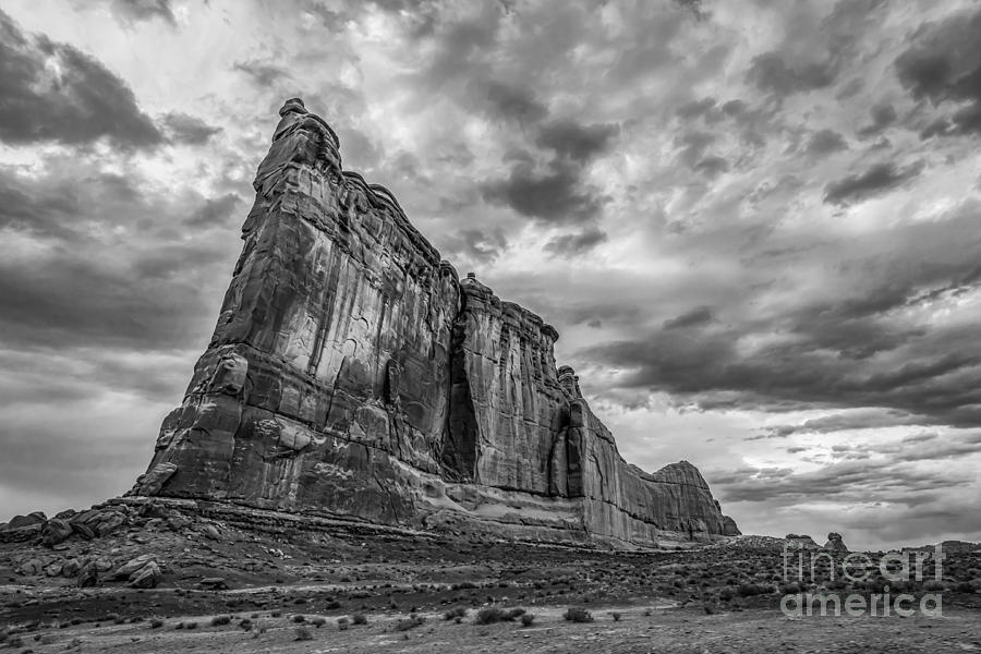 Arches National Park Photograph - All Aboard BW by Michael Ver Sprill