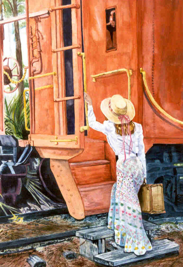 All Aboard  Painting by Susan Duda