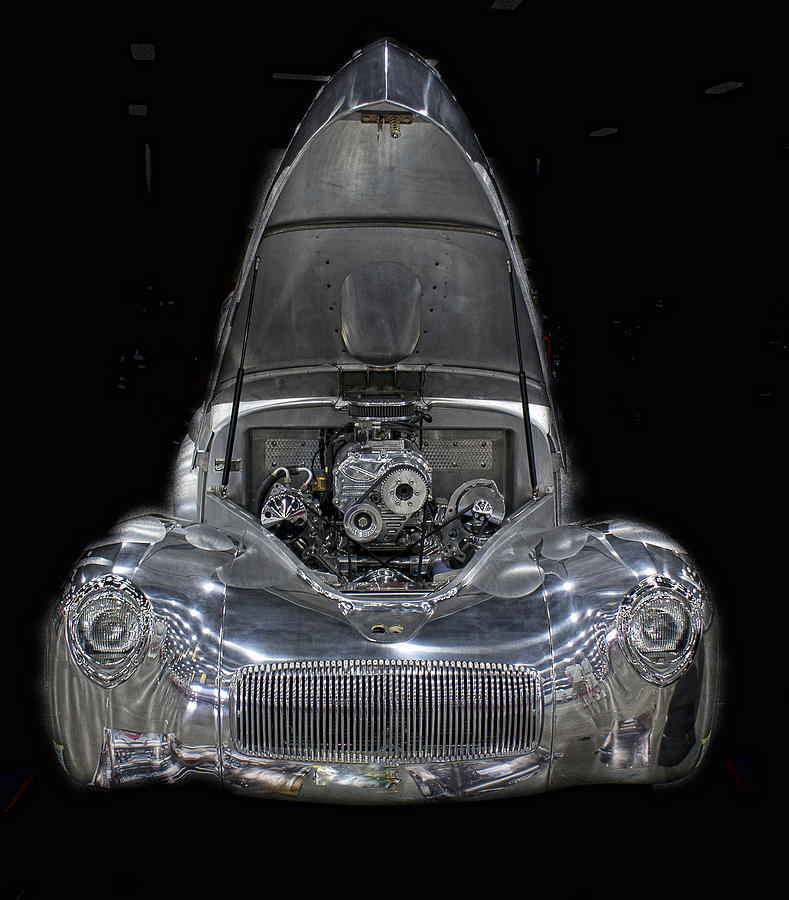 Aluminum Car Photograph - All Aluminum Custom Car by Ron Roberts