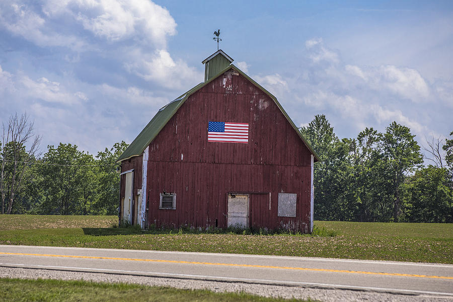 All American Barn Photograph by John McGraw