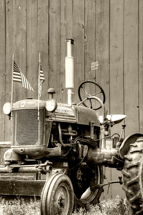 Farm Photograph - All American Tractor by Heather Allen