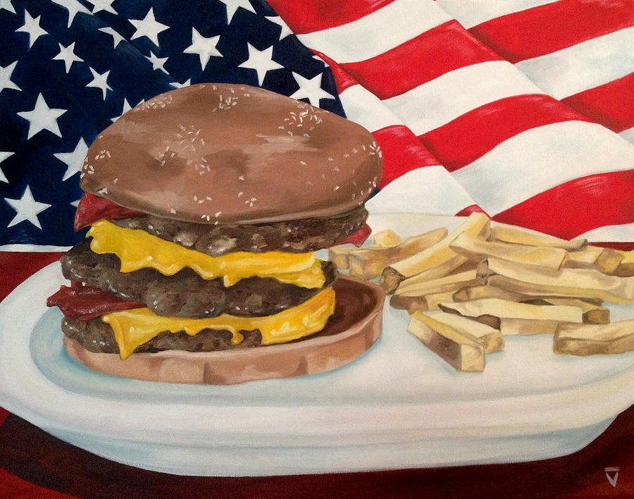 All American Painting by Victoria Dietz