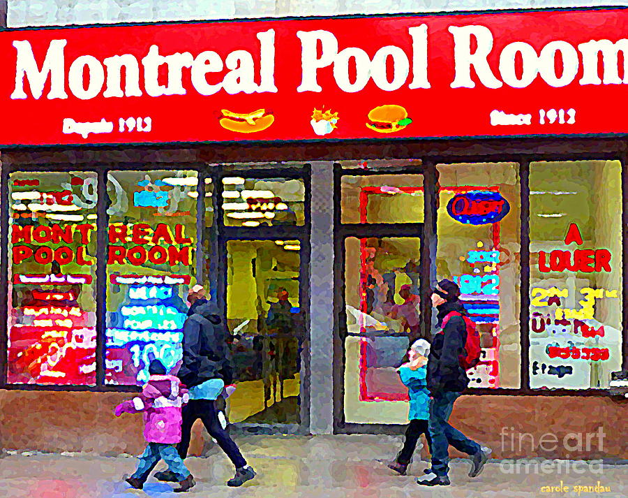 All Dressed Hot Dogs Montreal Pool Room Steamies Best Dogs In Town Urban Eatery Deli Scenes Cspandau Painting by Carole Spandau