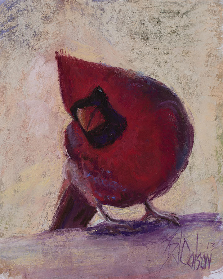 All Dressed in Red Painting by Billie Colson
