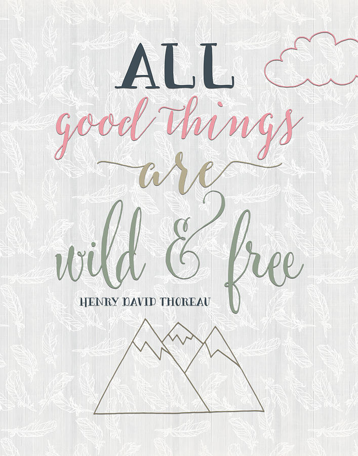 All Good Things Quote Painting by Tara Moss - Fine Art America