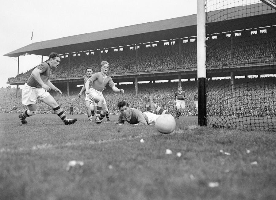 Football Photograph - All Ireland Football Final Armagh v Kerry 1953 by Irish Photo Archive