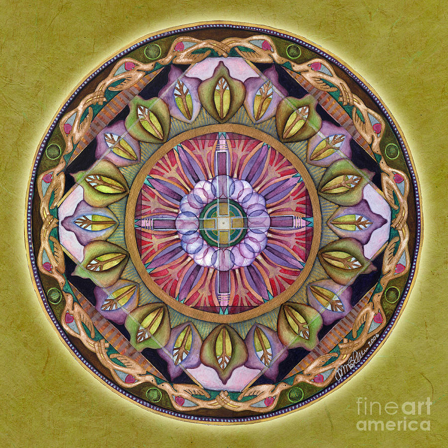 All is Well Mandala Painting by Jo Thomas Blaine