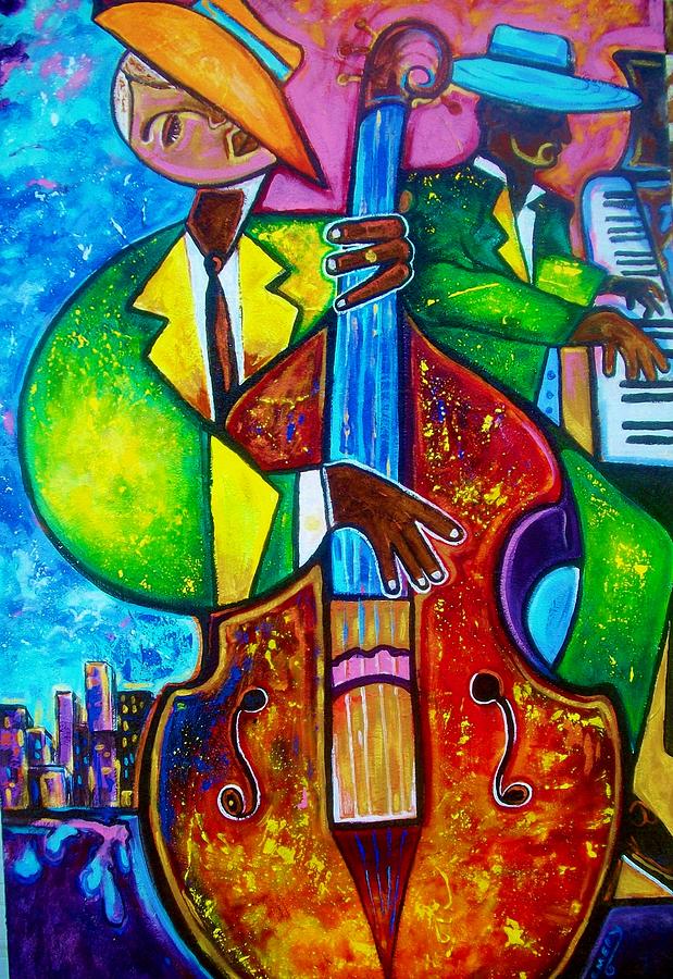 The music of jazz Painting by Emery Franklin