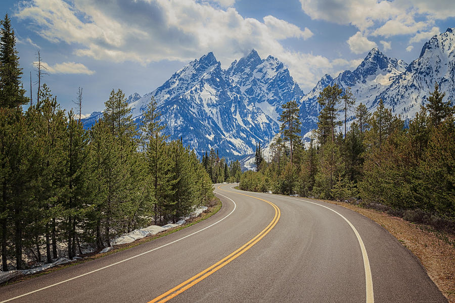 All Roads Lead to the Tetons Photograph by Jared Perry 