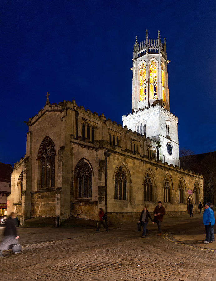 All Saints Pavement at night Photograph by Paul Cowan