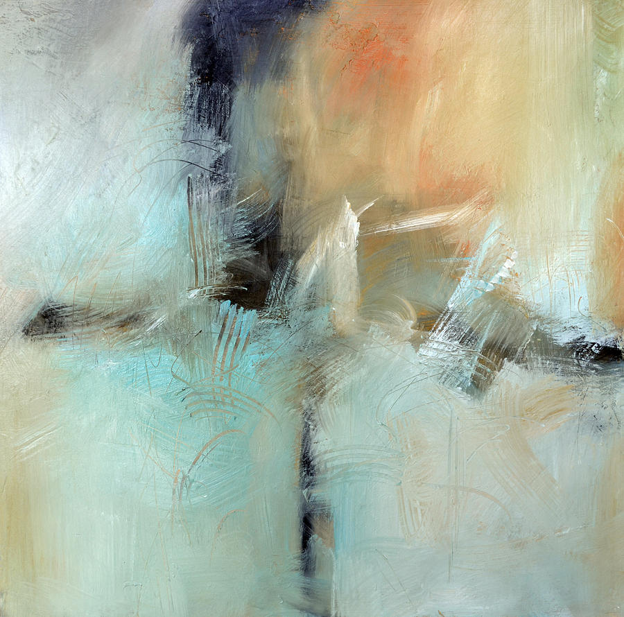 Abstract Painting - All That Echoes by Filomena Booth Abstract Painting - All That Echoes by Filomena Booth
