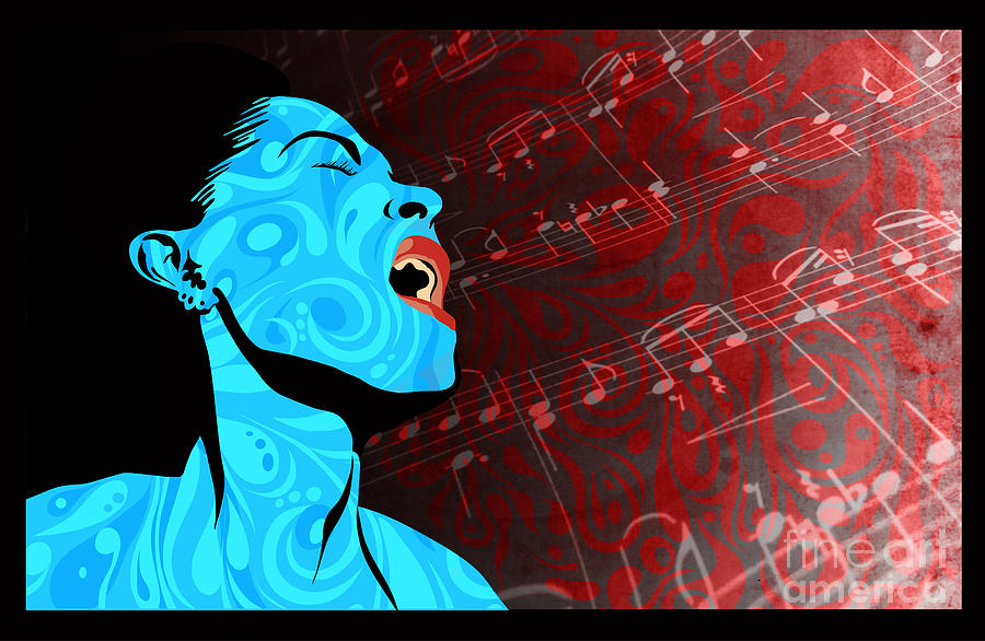 Billie Holiday Painting - All that Jazz by Sassan Filsoof