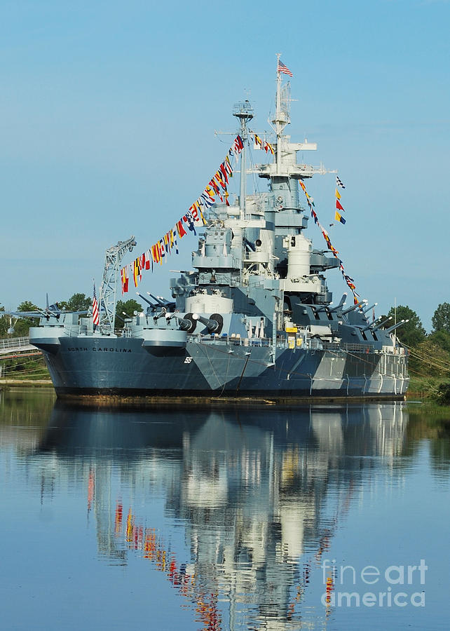 All The Colors On The Battleship Photograph by Bob Sample