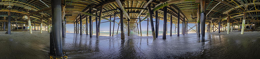 All the way under the pier Photograph by Scott Campbell